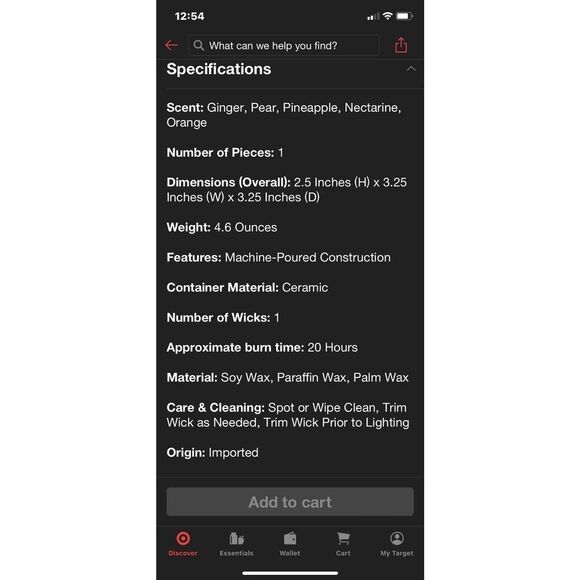 Hearth & Hand Sun Kissed Ginger 2 Tone Glass Jar Candle - Picture 5 of 6